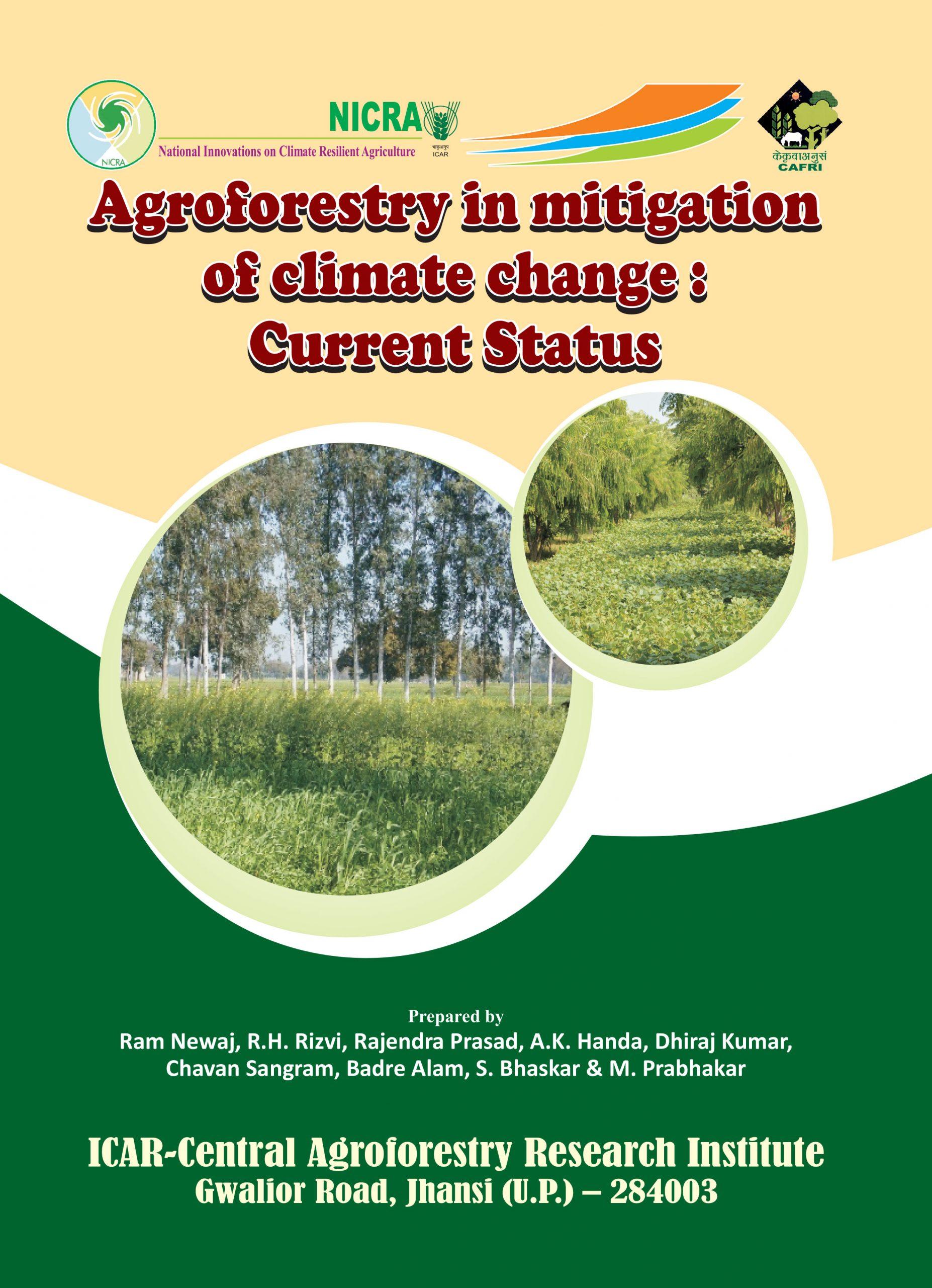 Agroforestry in mitigation of climate change: Current Status