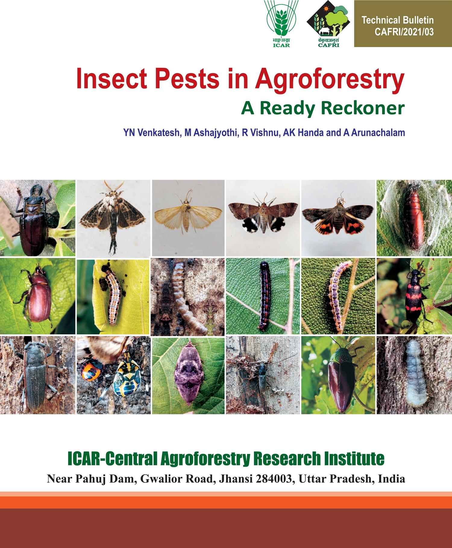 Insect Pests in Agroforestry-A Ready Reckoner