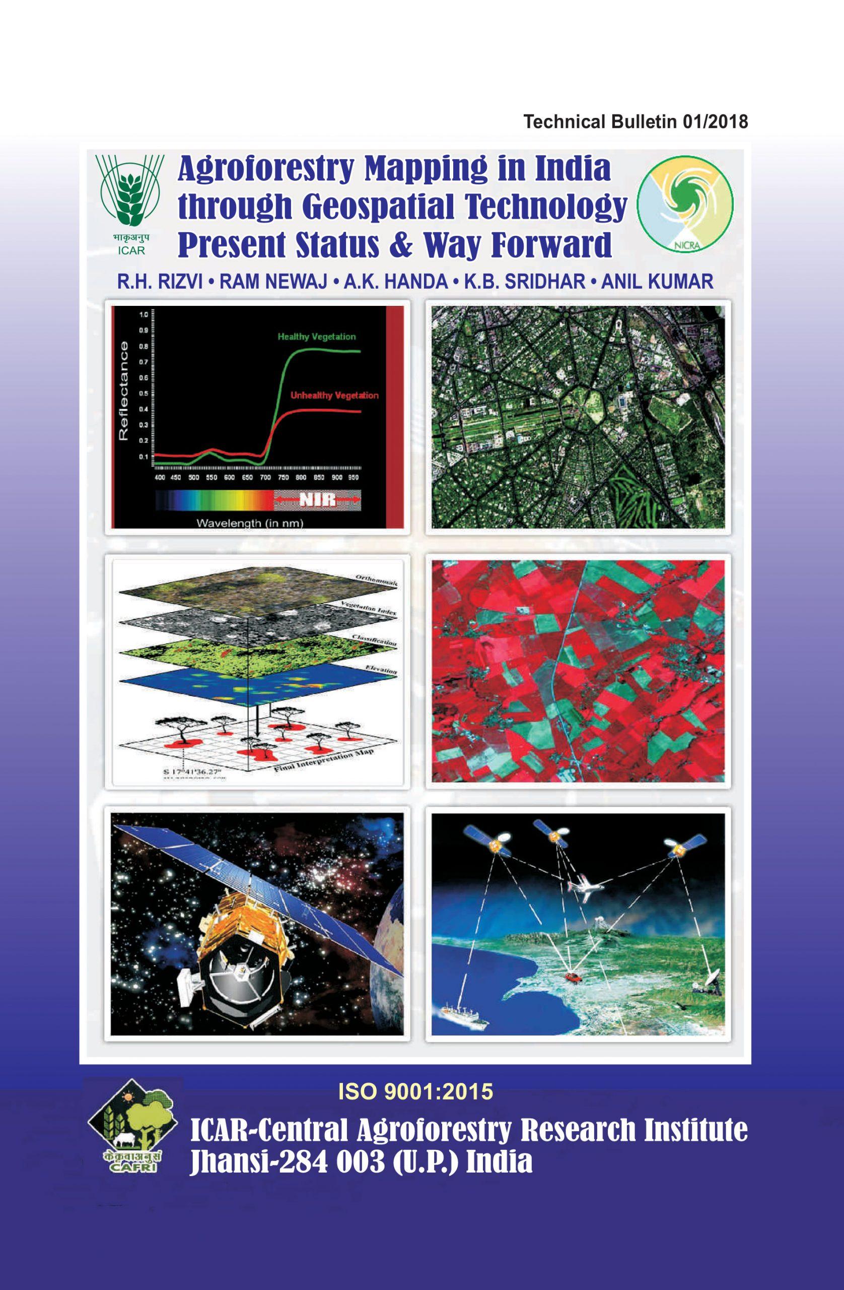 Agroforestry Mapping in India through Geospatial Technology Present Status & Way Forward