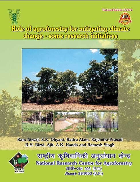 Role of agroforestry for mitigating climate change-some research initiatives